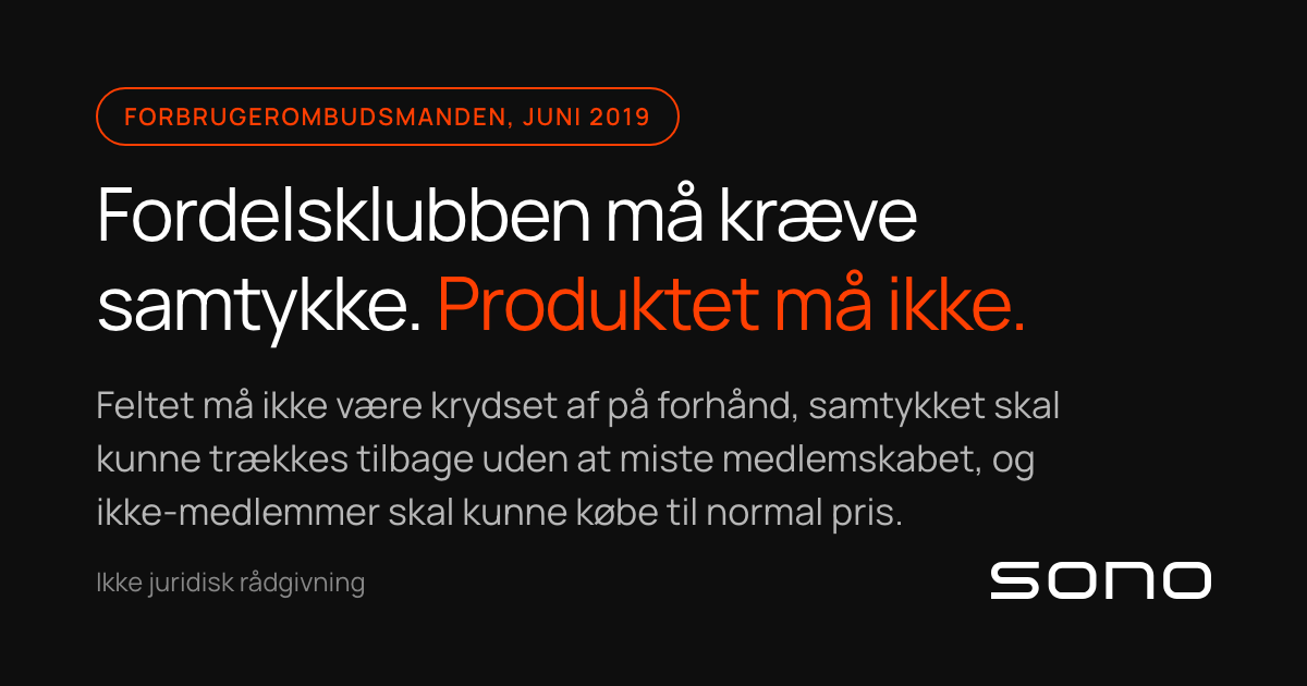 Kundeloyalitet: definition og strategi — artikelkort på Sono-baggrund.