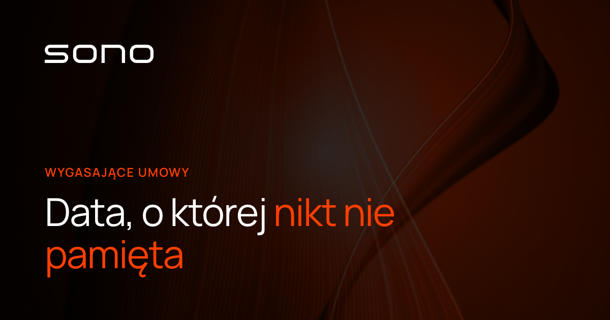 Obraz tytułowy: przyciemnione zdjęcie z dwukolorowym nagłówkiem „Data, o której nikt nie pamięta” i nadtytułem „Wygasające umowy”.